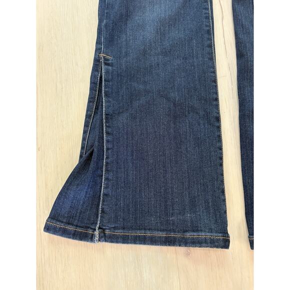 Liverpool Womens Boot Cut Jeans Blue Crop Flare Size 2/26 - Picture 2 of 6